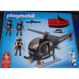 Playmobil 5764 Polizei Helicopter mit Jetski