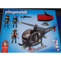 Playmobil 5764 Polizei Helicopter mit Jetski
