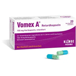 Vomex A  - Bei Übelkeit und Erbrechen 20 St Retard-Kapseln
