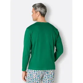 wäschepur Schlafanzug-Shirt Pyjama-Shirt Grün 44/46
