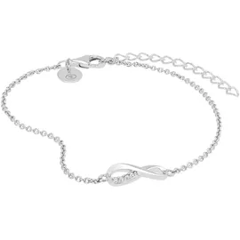 Tom Tailor Infinity Armband mit Zirkonia Silber 2100584 Größe 16+4 cm