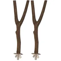 Trixie Sitzstange Y-Form 20 cm Braun