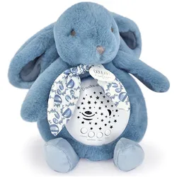DOUDOU Nachtlicht Sterne&Musik, Hase blau 19cm