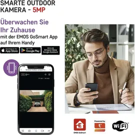 EMOS GoSmart 5MP WLAN Kamera Weiß
