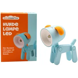 Realpower LED-Tier Taschenlampe Blue Dog
