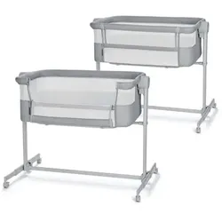 Kinderkraft Beistellbett NESTE UP 2 light grey