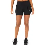 Asics road 2-N-1 3.5In damen schwarz - M