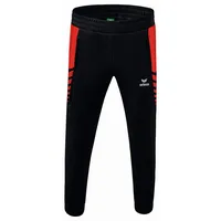 Erima Six Wings Worker Trainingshose schwarz/rot M