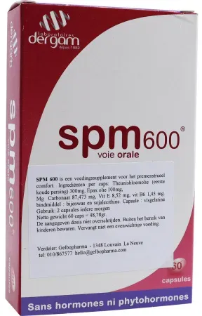 Dergam Spm 600 Ohne Hormone 60 Kapseln