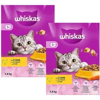 Whiskas 1+ mit Huhn 2 x 3,8 kg
