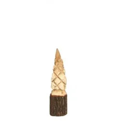 Holz-Baum spitz h 55cm, d 16-18cm
