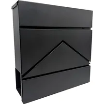 Relaxdays schwarz inkl. Zeitungsfach