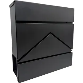 Relaxdays schwarz inkl. Zeitungsfach