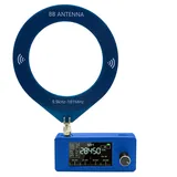 SI4732 Mini-Taschenradio Empfänger tragbares SI4732 Radio SI4732 Taschenradio mit tragbarer Rahmenantenne Mini-SI4732-Radio SI4732 Taschenradio Empfänger Daumenantenne(Blue-Ring)