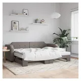 vidaXL Tagesbett 90 x 200 cm Taupe