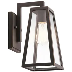 Delison 1-flammige Wandlaterne - Klein - Geriebene Bronze