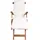 VCM ebuy24 Sitzkissen für Liegestuhl Weiss.