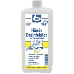 Dr. Becher Hände Desinfektion Gel Desinfektionslösung 1 l