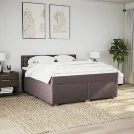 vidaXL Boxspringbett 180 x 200 cm Dunkelbraun