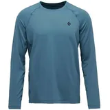Black Diamond M Alpenglow LS Crew UPF 50+ Herren (Blau S)