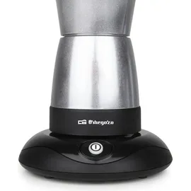 Orbegozo Kaffeekanne 300 ml 6 Tassen Schwarz/Silber