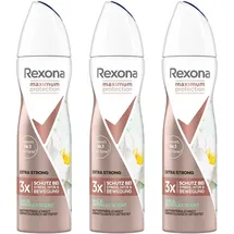 Rexona Maximum Protection Extra Strong Lime & Waterlily Deo 3 x 150 ml