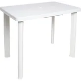 PROGARDEN Ipae-progarden Tisch Modular Oval 101 x 68 x 72 cm Weiß