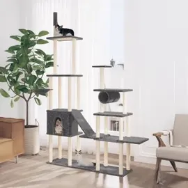 vidaXL Kratzbaum 279 cm dunkelgrau