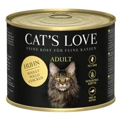 CAT'S LOVE Nassfutter Katze Adult Huhn 24x200 g