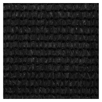 vidaXL Balkonsichtschutz HDPE 90 x 500 cm schwarz