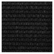 vidaXL Balkonsichtschutz HDPE 90 x 500 cm schwarz