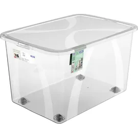 Rotho Aufbewahrungsbox Lona 57,1 x 39,2 x 33,5 cm 1-tlg. transparent