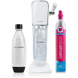 Sodastream Art white + Kunststoffflasche + CO2-Zylinder