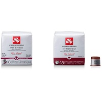 illy Kaffee, Filterkaffee Kapseln Iperespresso Intenso - 18 Kaffeekapseln & Espresso Kaffee, Iperespresso Kaffeekapseln Intenso, vollmundige Röstung - 18 Espresso-Kaffeekapseln, 120.6 g