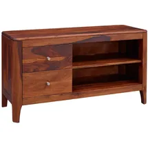 Massivmoebel24 Brooklyn 15 Lowboard 110x40x60 cm Braun Holz, Massivholz