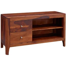 Massivmoebel24 Brooklyn 15 Lowboard 110x40x60 cm Braun Holz, Massivholz