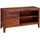 Massivmoebel24 Brooklyn 15 Lowboard 110x40x60 cm Braun Holz, Massivholz