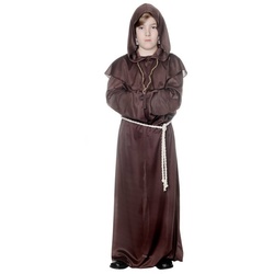 Underwraps Kostüm Mönch Kostüm für Kinder braun, Eignet sich gleichermaßen für mittelalterliche Mönche wie moderne S braun 134-146