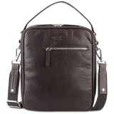 Mano Don Pietro Handtasche Leder 25 cm braun