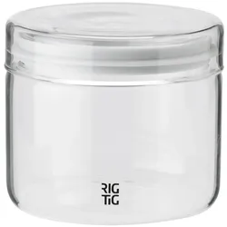 Rig-Tig Vorratsdose Store it 500 ml Glas Grau Hellgrau