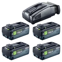 Festool 18 V Energie Set mit 4 x 8,0 Ah Akku + Ladegerät