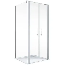 Schulte Alexa Style 2.0 Eckdusche mit Pendeltür 80 x 80 cm inkl. Duschwanne EP32250450150017