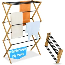 Relaxdays 0 m natur/schwarz