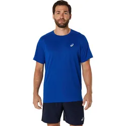 Laufshirt ASICS "ASICS CORE SS TOP", Herren, Gr. L, asics blau, Obermaterial: 100% Polyester, sportlich, Shirts