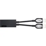 Lenovo Dock Slim Tip Y Kabel, Dockingstation + USB Hub, Schwarz