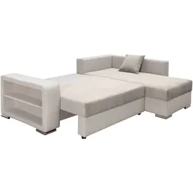 Collection AB »L-Form« Regalarmlehne mit LED RGB Beleuchtung,Bettfunktion und Bettkasten