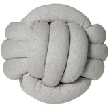 nordic coast company Knotenkissen 30 x 30 cm Grau