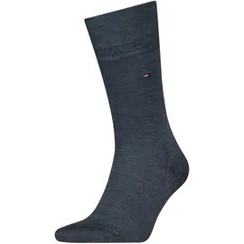 Tommy Hilfiger TH MEN SOCK 1P PREMIUM WOOL 39-40 Grau/Blau