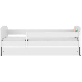 raumhirsch furniture Kinderbett 80 x 180 cm Holzwerkstoff weiß