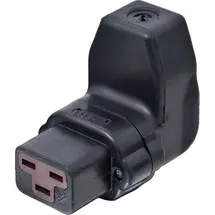 Kalthoff 444006 Kaltgeräte-Steckverbinder 444 Buchse, gewinkelt Gesamtpolzahl: 2 + PE 16A Schwarz, Rot 1St.